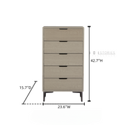 Aelaris Storage Cabinet With 5 Drawers