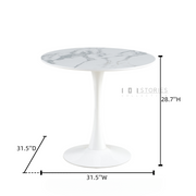 Seren Dining Table Set With 2 Chairs White