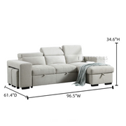 Sylphia Sectional Sofa Beige
