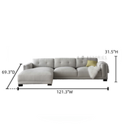 Thalira Corner Sofa Beige