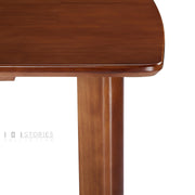 Darian Rectangular Dining Table Walnut Brown