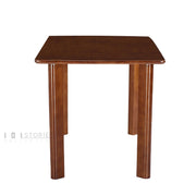 Darian Rectangular Dining Table Walnut Brown