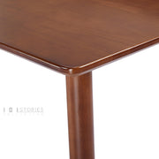Darian Rectangular Dining Table Walnut Brown