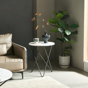 Nash Side Table White