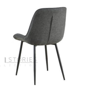 Caius Dining Chair Grey(4Pcs/1ctn)