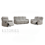 Rafa Recliner Sofa Light Grey