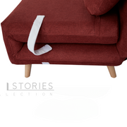 Vexara Sofa Bed Chinese Red