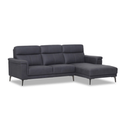 Zeyra Sectional Sofa Dark Grey