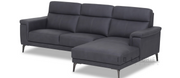 Zeyra Sectional Sofa Dark Grey