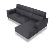 Zeyra Sectional Sofa Dark Grey