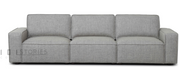 Viriselle Sofa Dark Grey With Revisable Ottoman