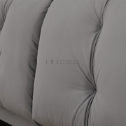 Zephryn Bed Frame – Solid Wood Structure with Metal Legs