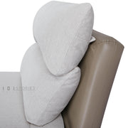 Navira Sofa Bed Pearl White and Milk Coffee