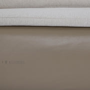 Navira Sofa Bed Pearl White and Milk Coffee