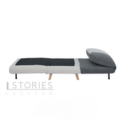 Elyssan Sofa Bed White And Grey