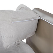 Navira Sofa Bed Pearl White and Milk Coffee