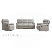 Rafa Recliner Sofa Light Grey