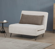 Lyria Sofa Bed Pearl White