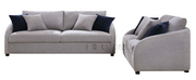 Sorin Sofa Light Grey With Cushions
