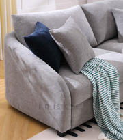 Sorin Sofa Light Grey With Cushions