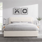 Nyssa Bed Frame with Sherpa Headboard