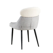 Leif Dining Chair Grey & Beige(2Pcs/1ctn)