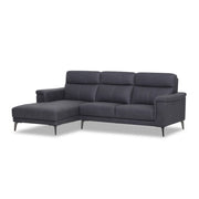 Zeyra Sectional Sofa Dark Grey
