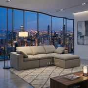 Luna Compressed Cloud Sectional Sofa - Large Size