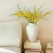 Varel  Ceramic Vase White