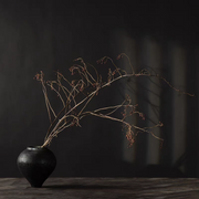 Falen Woodiness Vase Black