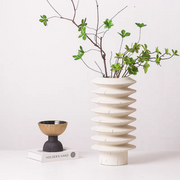 Elire Resin Vase Ivory