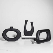 Anvia woodiness Vase Black