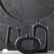 Anvia woodiness Vase Black