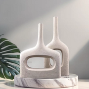 Ravel Ceramic Vase White