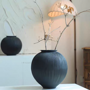 Noval Ceramic Vase Black